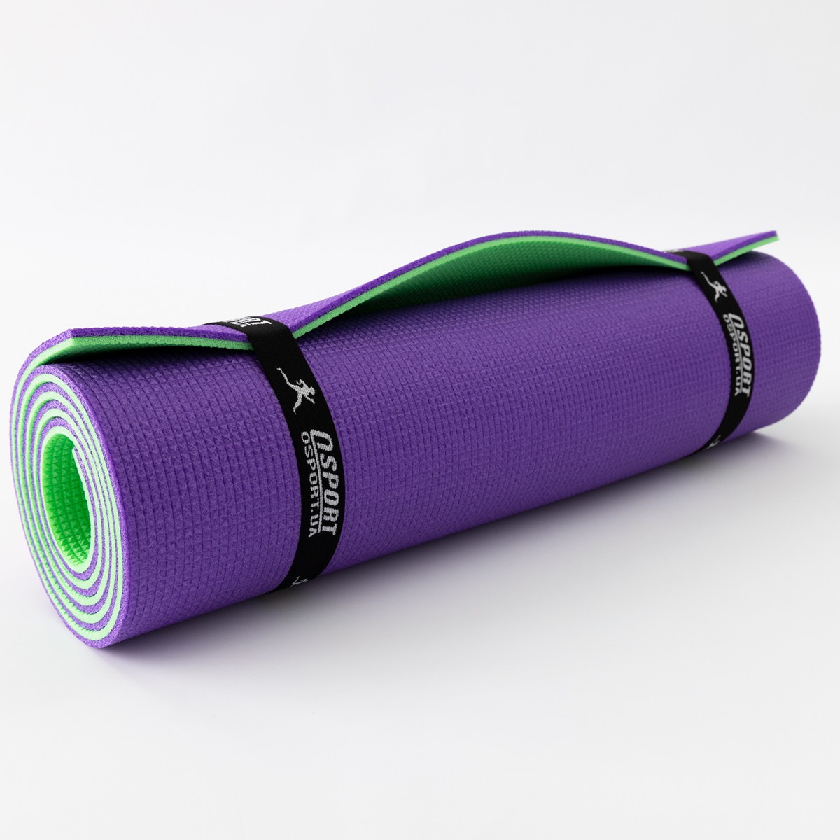 Коврик для йоги, фитнеса и спорта (каремат спортивный) OSPORT Спорт 8мм .