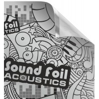 Фольгированный лист (фольга) с липким слоем Acoustics 700х500мм 200 микрон (SoundFoil)