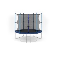 Батут с лестницей Hop-Sport 8FT (244 см) с внутренней сеткой