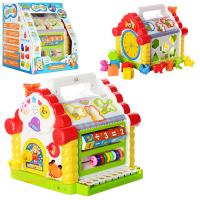 Игра Теремок (домик) музыкальный со вставными фигурками и светоигрой Limo Toy (JT 9196)