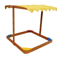 Детская песочница Sahara 1,45х1,45м с навесом SportBaby (Песочница-21)