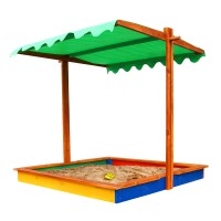 Детская песочница 1,45х1,45м с навесом SportBaby (Песочница-24)