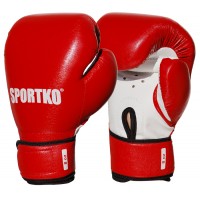 Боксерские перчатки из кожвинила Sportko 8 oz (ПД2-8)