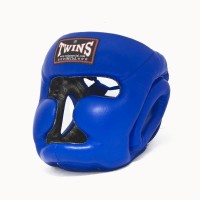 Шлем боксерский (с полной защитой) кожа TWINS HGL-3