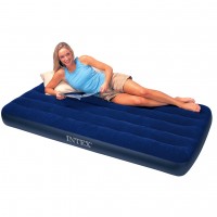 Матрас-кровать надувной пляжный для отдыха и дома 191x99см Intex (68757)