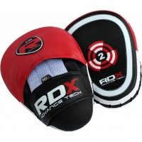 Лапы боксерские RDX Gel Focus Red