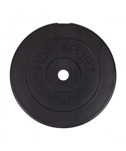 Композитный диск для штанги Hop-Sport 10 кг, 13317, HS-D4, Hop-Sport, Штанги