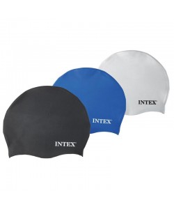 Силиконовая шапочка для плавания и бассейна универсальная Intex (55991), 30313, 55991, Intex, Плавание и дайвинг