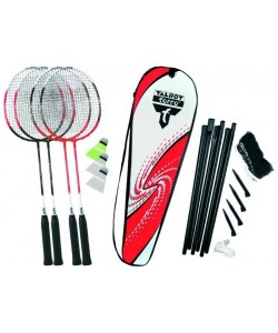 Бадминтон Talbot Torro Badminton Set 4 Attacker Plus 449515, 16355, 449515, Talbot Torro, Бадминтон, спидминтон