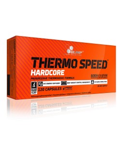 Жиросжигатель капсулы 120шт Olimp Thermo Speed Hardcore (05467-01), 19256, 05467-01, Olimp, Жиросжигатели