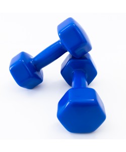 Гантель для фитнеса виниловая цельная (неразборная) OSPORT Profi 6 кг (OF-0135), 31640, OF-0135, OSPORT, Разное для фитнеса и йоги