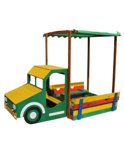 Детская песочница Грузовик 2,6х1,45м SportBaby (Песочница-16), 19802, Песочница-16, SportBaby, Детские игровые комплексы