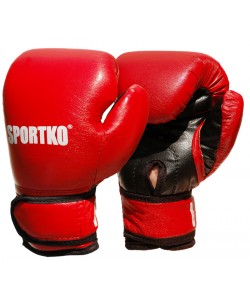 Боксерские перчатки из кожвинила Sportko 6 oz (ПД2-6), 18013, ПД2-6, Sportko, Тренировочные перчатки