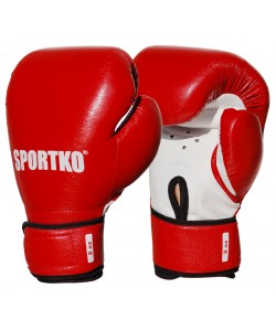 Боксерские перчатки из кожвинила Sportko 8 oz (ПД2-8), 18011, ПД2-8, Sportko, Тренировочные перчатки