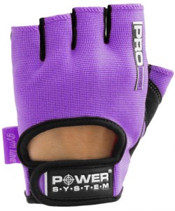 Перчатки для фитнеса Power System PRO GRIP PS 2250 L, фиолетовый, 12185, PS 2250, Power System, Спортивные перчатки