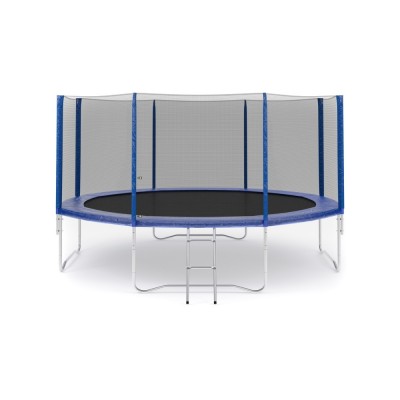Батут с лестницей Hop-Sport 14FT (427 см) с внешней сеткой