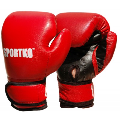 Боксерские перчатки из кожвинила Sportko 6 oz (ПД2-6)