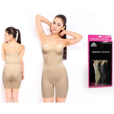 Белье утягивающее (корректирующее) с шортиками Control Bodysuit ST-9163-S, телесное