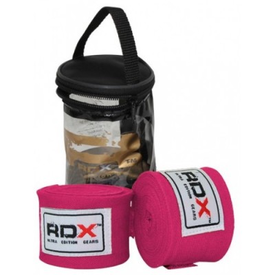 Бинты боксерские RDX Fibra Pink 4.5m