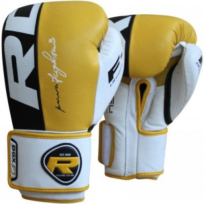 Боксерские перчатки RDX Yellow Pro