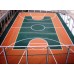 Резиновое спортивное (напольное) покрытие для детских площадок, спортзала 12мм OSPORT (П12)
