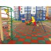 Резиновое спортивное (напольное) покрытие для детских площадок, спортзала 20мм OSPORT (П20)