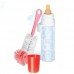 Бутылочка детская НЯМА для кормления новорожденных младенцев 250 мл + ершик для мытья Мирта (496)