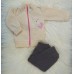 Детский костюм (штаны и кофта на молнии) из флиса для девочек (мальчиков) OBABY (358-501)