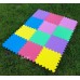 Детский игровой коврик-пазл (мат татами, ласточкин хвост) OSPORT 30cм х 30cм толщина 10мм (FI-0133-1)