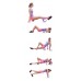 Массажный ролик, валик для массажа спины (йога ролл массажер для спины, шеи, ног) OSPORT 45*14см (MS 0857-5)