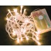 Гирлянда новогодняя (украшение) на батарейках пластиковая светодиодная на 20 лампочек для дома Yellow (R28275)
