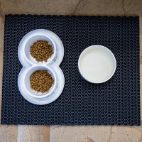 Коврик под миски для домашних животных, подкладка под тарелку для кошек 50х40 см OSPORT (R-00038)
