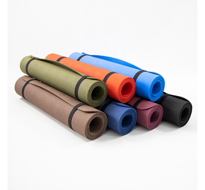 Килимок для йоги та фітнесу + чохол (йога мат, каремат спортивний) OSPORT Yoga Pro 3мм (OF-0089)