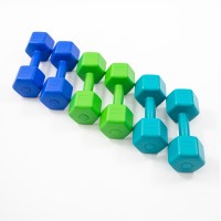 Гантель для фитнеса пластиковая цельная (неразборная) OSPORT Lite 3кг (OF-0117)