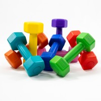 Гантель для фитнеса пластиковая цельная (неразборная) OSPORT Lite 1кг (OF-0113) Гантель для фитнеса пластиковая цельная (неразборная) OSPORT Lite 1кг (OF-0113)