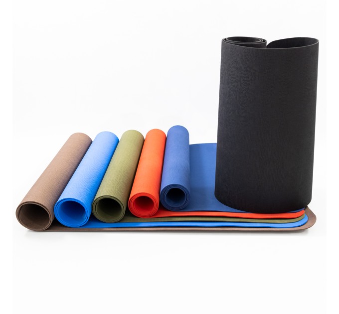 Килимок для йоги та фітнесу + чохол (йога мат, каремат спортивний) OSPORT Yoga Pro 3мм (OF-0089)