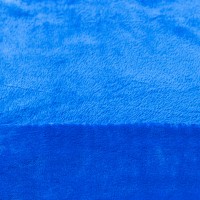 Тканина Велсофт (махра махрове полотно) двостороння однотонна 260г/м2 ширина 210см Синій (TK-0083)