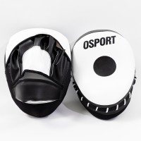 Лапи боксерські (для боксу) гнуті зі шкірвінілу OSPORT Pro (bx-0090)