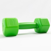 Гантель для фитнеса пластиковая цельная (неразборная) OSPORT Lite 1.5 кг (OF-0260)