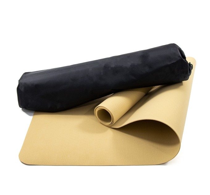 Килимок для йоги та фітнесу + чохол (йога мат, каремат спортивний) OSPORT Yoga Pro 3мм (OF-0089)