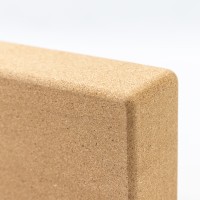 Блок для йоги пробковый (йога блок, кирпич для йоги из пробки) OSPORT (OF-0296)