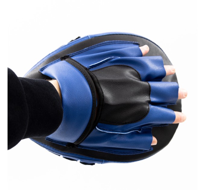 Лапи боксерські (для боксу) гнуті зі шкірвінілу OSPORT Lite (FI-0123)
