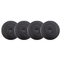 Набор композитных блинов для наборных гантелей и штанги под гриф 25мм 4шт по 5 кг OSPORT Set 110 (n-0140)