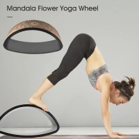 Колесо для йоги та фітнесу (йога кільце) пробкове 39х13см OSPORT Fit Wheel Yoga (MS 4202)