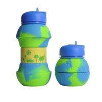 Спортивна складна пляшка для води з карабіном, пляшечка для спорту та тренувань 550мл OSPORT (MS 4625) Спортивна складна пляшка для води з карабіном, пляшечка для спорту та тренувань 550мл OSPORT (MS 4625)