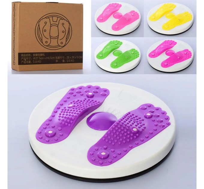 Диск здоровья Грация массажный (тренажер диск-круг для талии, позвоночника, пресса) OSPORT (MS 2479-1)