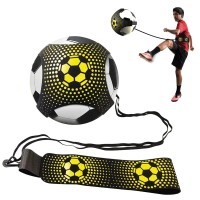 Футбольный тренажер пояс для отработки ударов и паса, крепление на мяч (эспандер) (MS 4238)