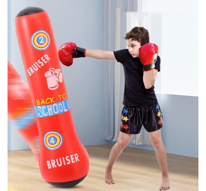Дитяча боксерська надувна груша, боксерський мішок для дітей 117см OSPORT (MR 1191)