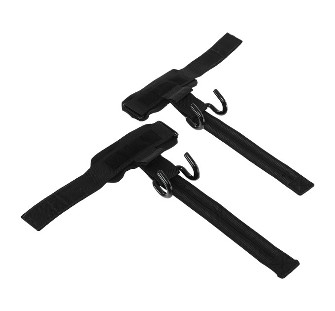 Крюки для турника (подтягивания) тяги и штанги, кистевые ремни OSPORT 2 шт (MS 4803)