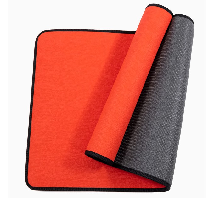 Коврик для йоги и фитнеса EVA двухслойный (йога мат, каремат спортивный) OSPORT Yoga Pro+ Mini 8мм (OF-0308)